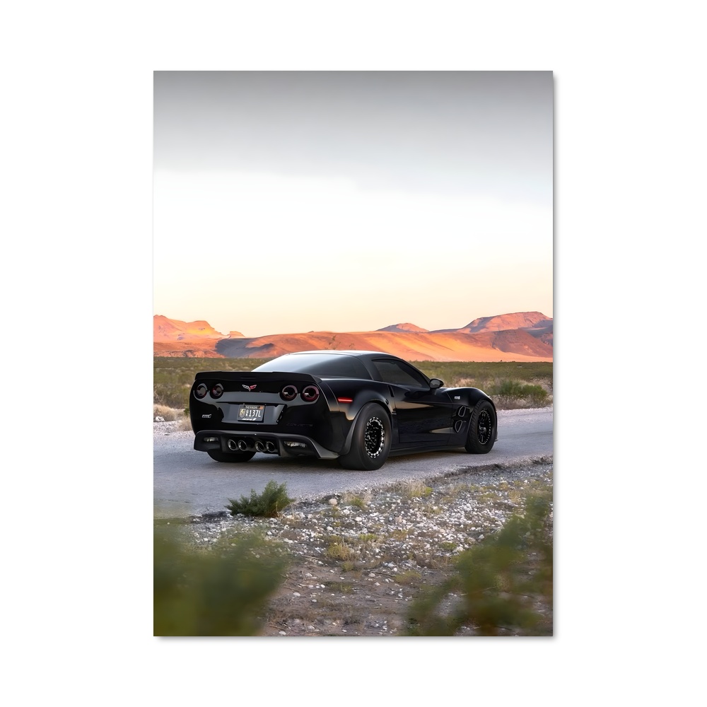 Poster Corvette GTR Evolution – affiche Chevrolet